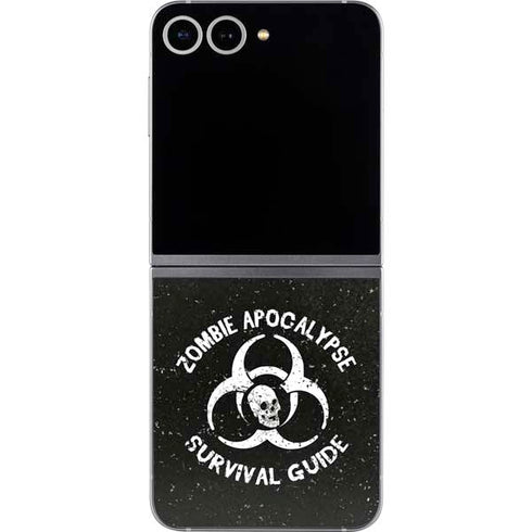 Zombie Apocalypse Survival Guide Galaxy Z Flip6 Skin
