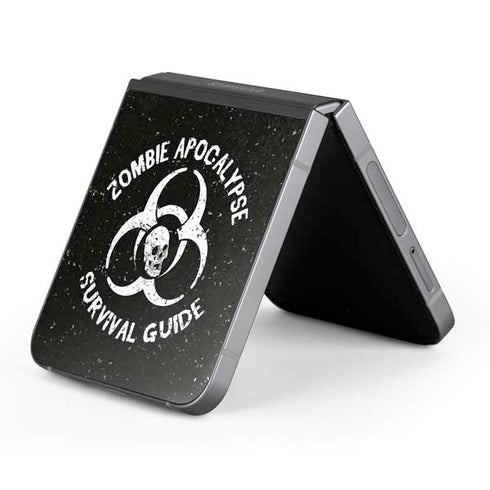 Zombie Apocalypse Survival Guide Galaxy Z Flip6 Skin