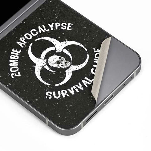 Zombie Apocalypse Survival Guide Galaxy Z Flip6 Skin