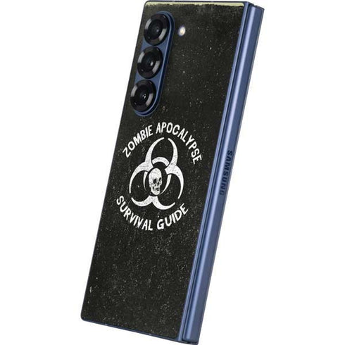 Zombie Apocalypse Survival Guide Galaxy Z Fold6 Skin
