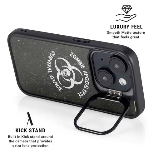 Zombie Apocalypse Survival Guide iPhone 13 Kickstand Case