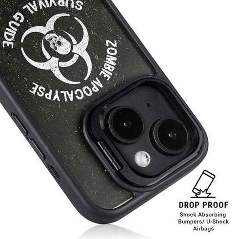 Zombie Apocalypse Survival Guide iPhone 14 Plus Kickstand Case