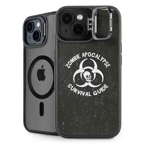 Zombie Apocalypse Survival Guide iPhone 15 Kickstand Case
