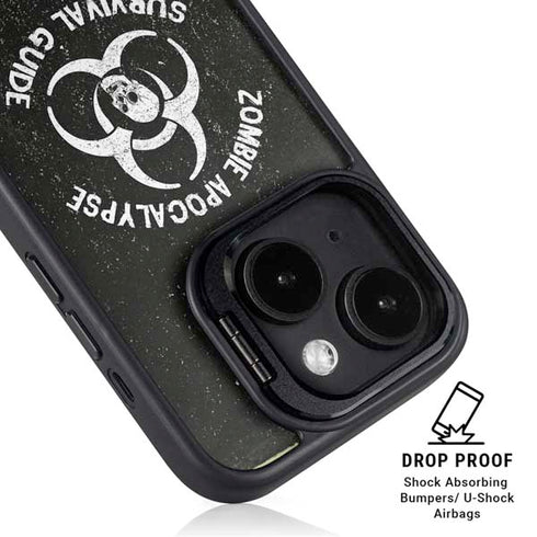 Zombie Apocalypse Survival Guide iPhone 15 Kickstand Case