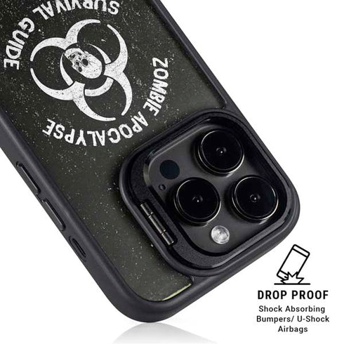 Zombie Apocalypse Survival Guide iPhone 15 Pro Kickstand Case