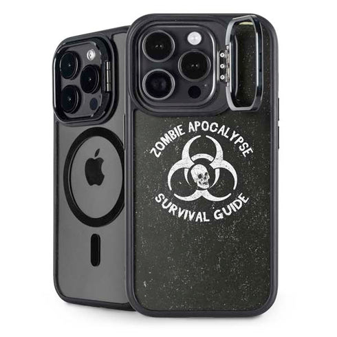 Zombie Apocalypse Survival Guide iPhone 15 Pro Max Kickstand Case