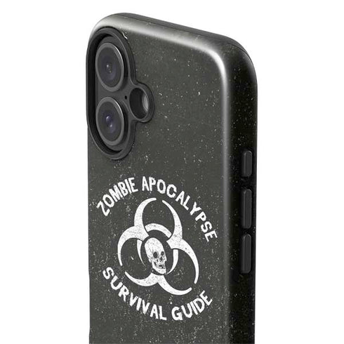 Zombie Apocalypse Survival Guide iPhone 16 Plus Impact Case