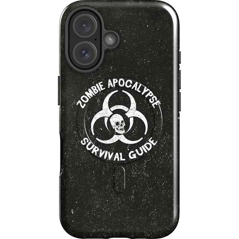 Zombie Apocalypse Survival Guide iPhone 16 Plus Magsafe Impact Case
