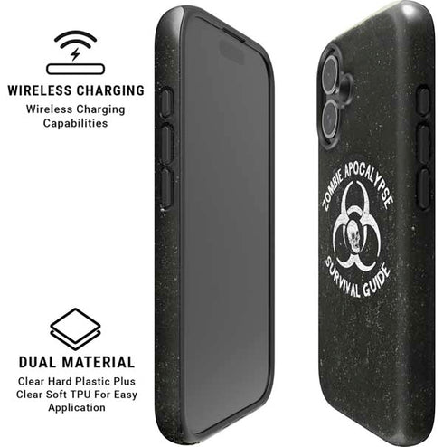 Zombie Apocalypse Survival Guide iPhone 16 Plus Magsafe Impact Case
