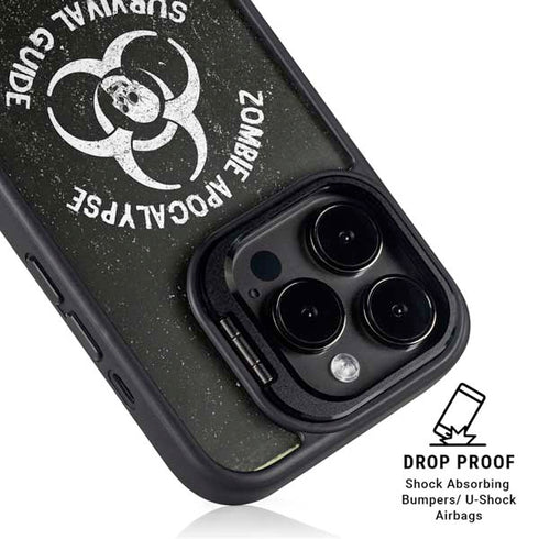 Zombie Apocalypse Survival Guide iPhone 16 Pro Kickstand Case