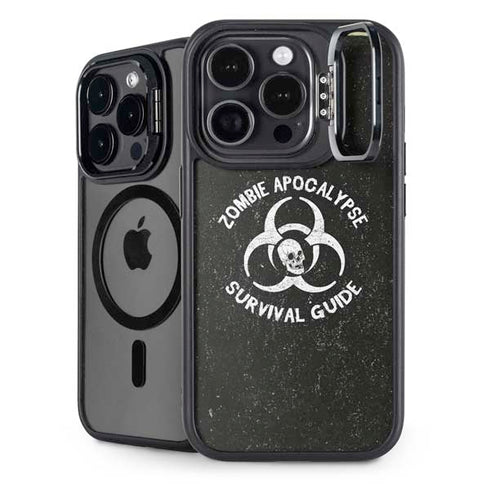 Zombie Apocalypse Survival Guide iPhone 16 Pro Max Kickstand Case