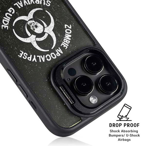 Zombie Apocalypse Survival Guide iPhone 16 Pro Max Kickstand Case