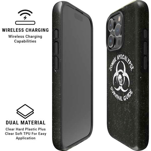 Zombie Apocalypse Survival Guide iPhone 16 Pro Max Magsafe Impact Case