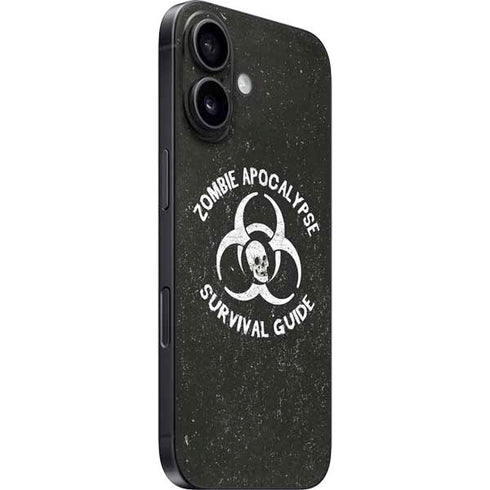 Zombie Apocalypse Survival Guide iPhone 16 Skin