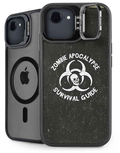 Zombie Apocalypse Survival Guide iPhone 16e Kickstand Case