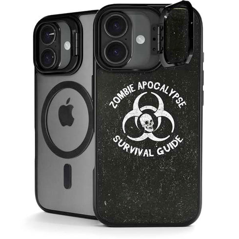 Zombie Apocalypse Survival Guide iPhone 17 Kickstand Case
