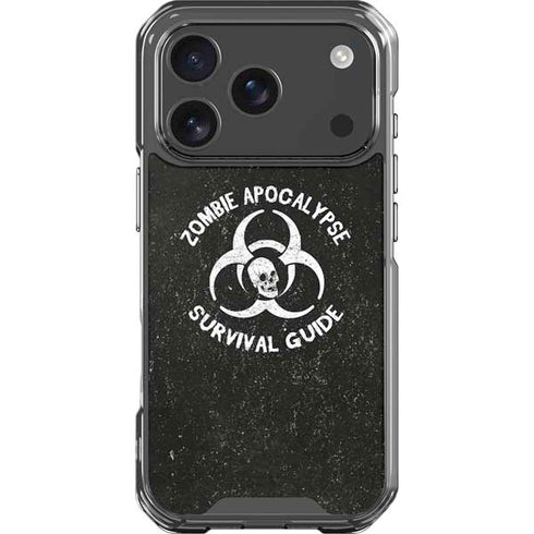 Zombie Apocalypse Survival Guide iPhone 17 Pro Clear Case
