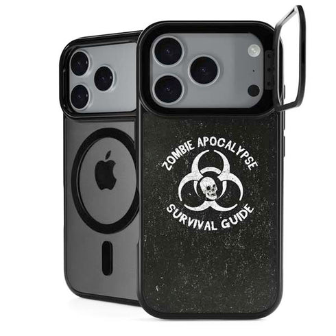 Zombie Apocalypse Survival Guide iPhone 17 Pro Kickstand Case