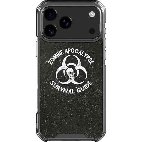 Zombie Apocalypse Survival Guide iPhone 17 Pro Max Clear Case