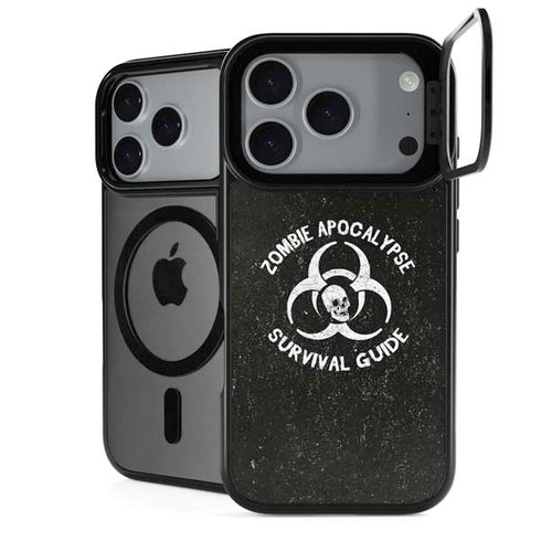 Zombie Apocalypse Survival Guide iPhone 17 Pro Max Kickstand Case