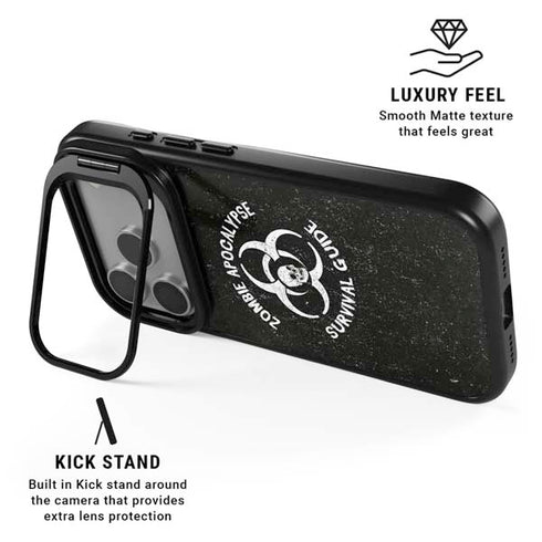Zombie Apocalypse Survival Guide iPhone 17 Pro Max Kickstand Case