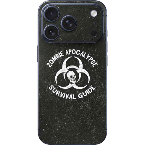 Zombie Apocalypse Survival Guide iPhone 17 Pro Max Skin
