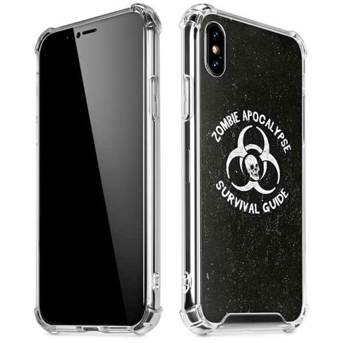 Zombie Apocalypse Survival Guide iPhone X/XS Clear Case
