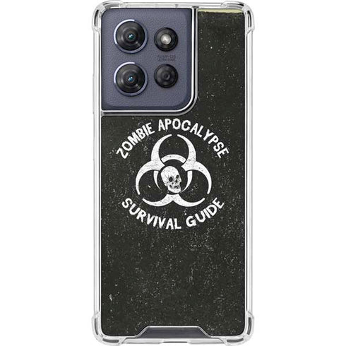 Zombie Apocalypse Survival Guide Moto G Power 5G (2025) Clear Case