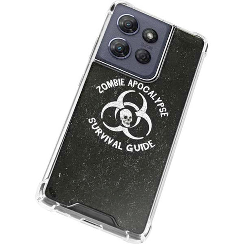 Zombie Apocalypse Survival Guide Moto G Stylus 5G (2025) Clear Case