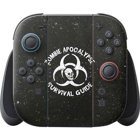 Zombie Apocalypse Survival Guide Nintendo Switch 2 (2025) Joy-Con Controller Skin