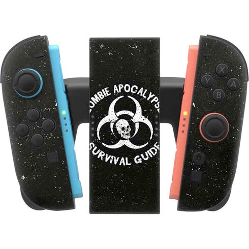 Zombie Apocalypse Survival Guide Nintendo Switch 2 (2025) Joy-Con Controller Skin