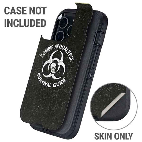Zombie Apocalypse Survival Guide Otterbox Defender iPhone Skin