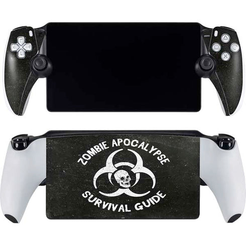 Zombie Apocalypse Survival Guide PlayStation Portal Remote Player Skin