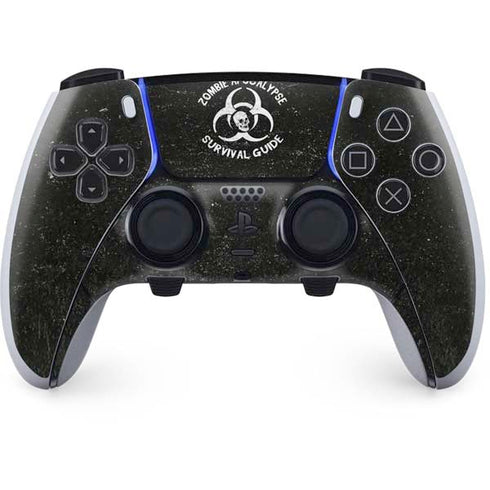 Zombie Apocalypse Survival Guide PS5 DualSense Edge Pro Controller Skin