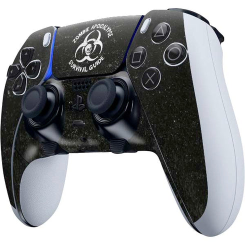 Zombie Apocalypse Survival Guide PS5 DualSense Edge Pro Controller Skin