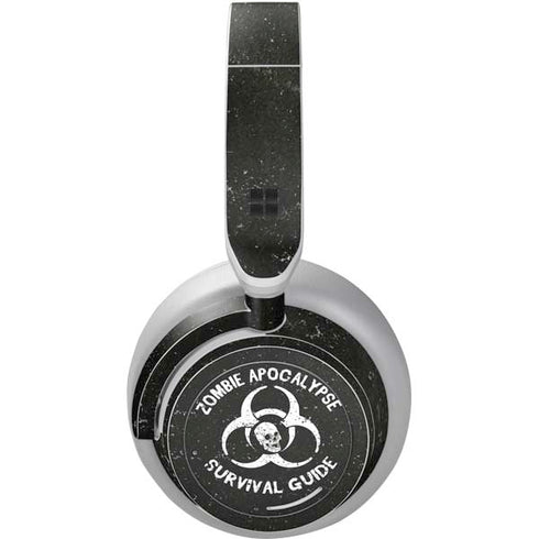 Zombie Apocalypse Survival Guide Surface Headphones Skin