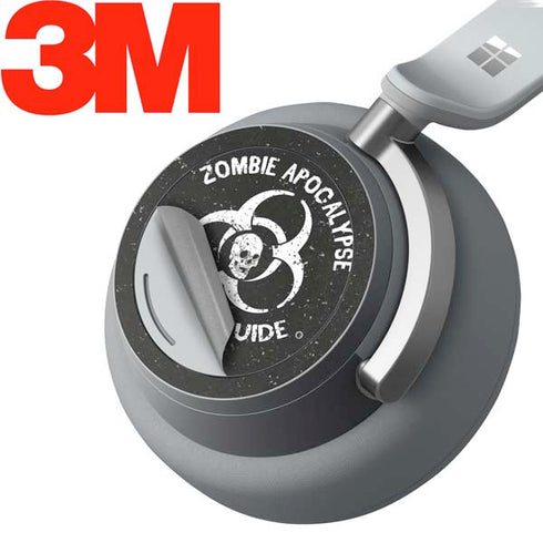 Zombie Apocalypse Survival Guide Surface Headphones Skin