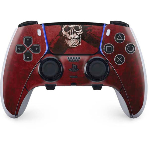 Zombie X Skull & Bone PS5 DualSense Edge Pro Controller Skin