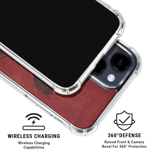 Zombie X iPhone 15 Clear Case
