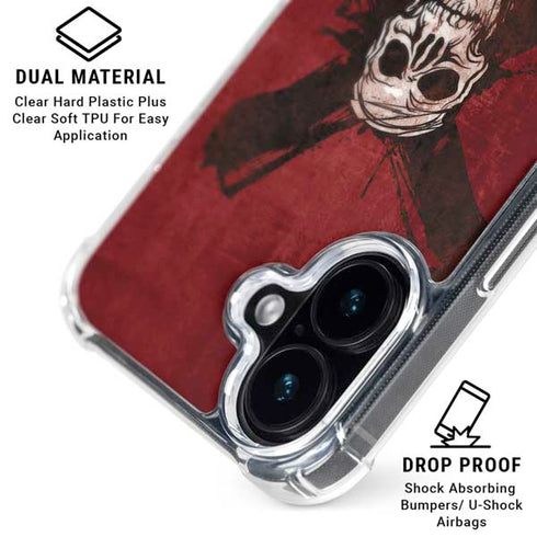 Zombie X iPhone 16 Clear Case