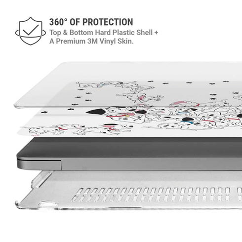 Disney 101 Dalmatians Family MacBook Pro 16in (2021-25) Case plus Skin