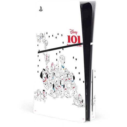 Disney 101 Dalmatians Family PS5 Slim Disk Console Skin
