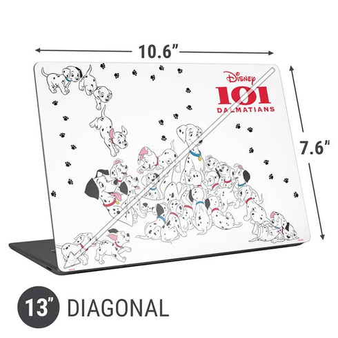 Disney 101 Dalmatians Family Universal Laptop 13in (10.6 x 7.6in) Skin