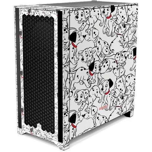 Disney 101 Dalmatians Pattern Corsair 4000D Tempered Glass Mid-Tower ATX Case Skin