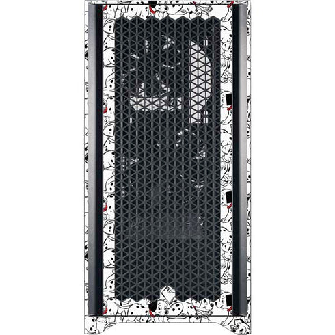 Disney 101 Dalmatians Pattern Corsair 4000D Tempered Glass Mid-Tower ATX Case Skin