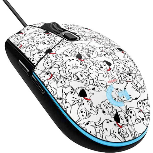 Disney 101 Dalmatians Pattern G203 Prodigy RGB Wired Gaming Mouse Skin