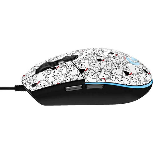 Disney 101 Dalmatians Pattern G203 Prodigy RGB Wired Gaming Mouse Skin