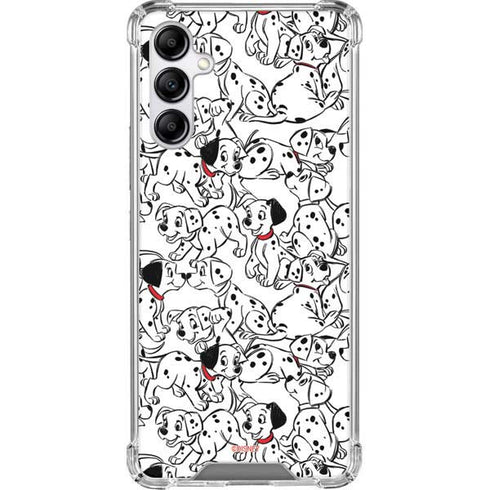 Disney 101 Dalmatians Pattern Galaxy A14 5G Clear Case