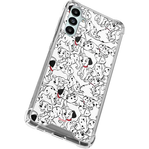Disney 101 Dalmatians Pattern Galaxy A14 5G Clear Case