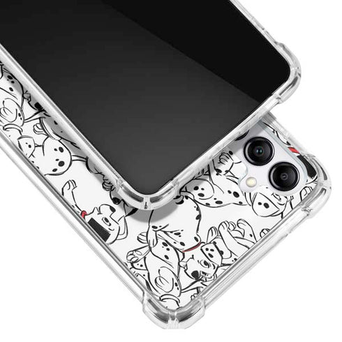 Disney 101 Dalmatians Pattern Galaxy A14 5G Clear Case